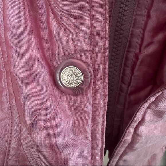 Vintage Aspen snow bunny ski jacket with slight floral print, size large - Picture 6 of 10